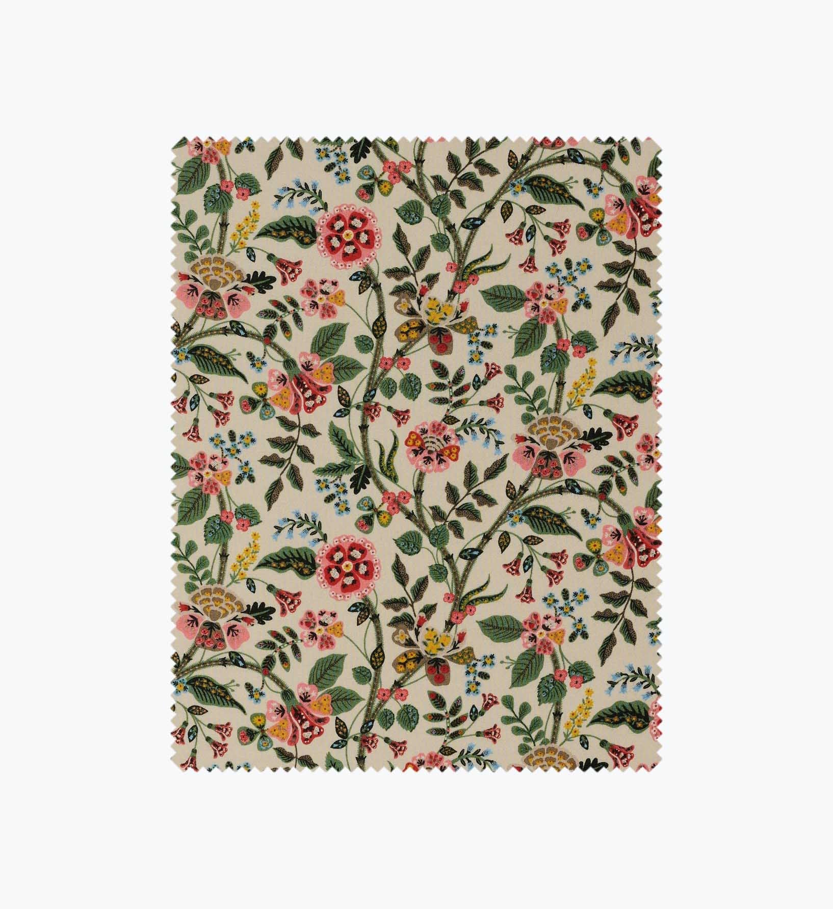 Gracie Rayon Fabric - Linen
