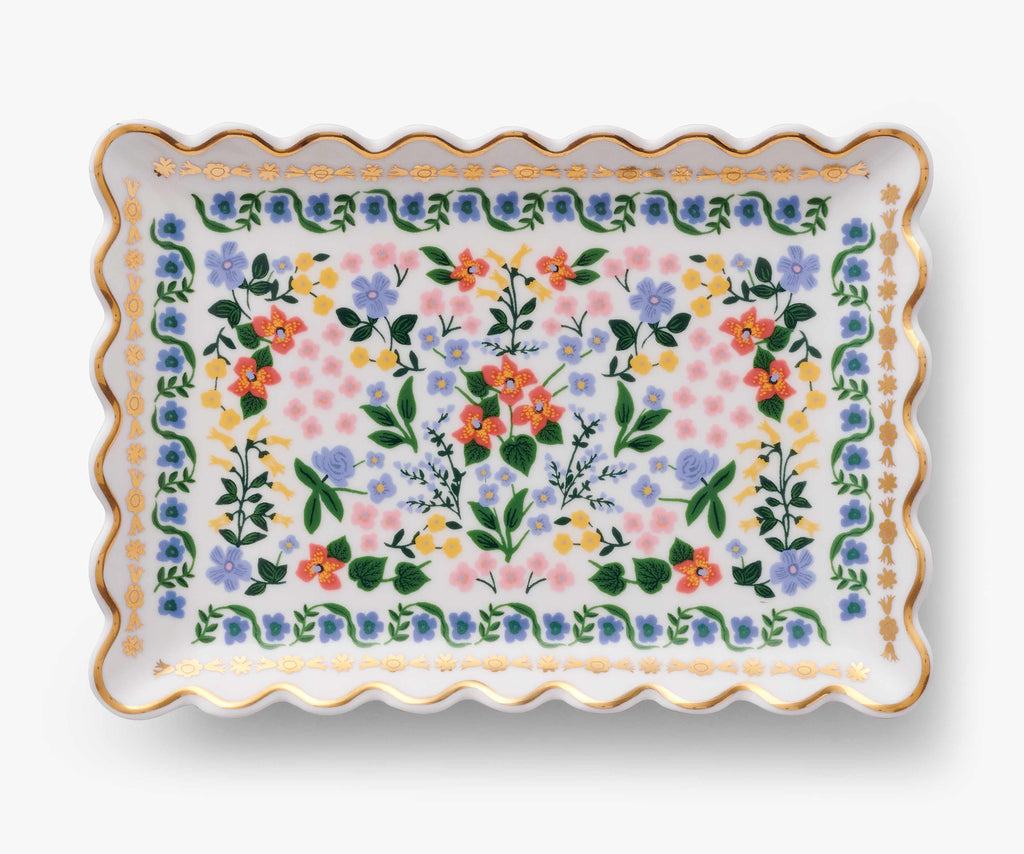 Porcelain Catchall Tray - Wildwood