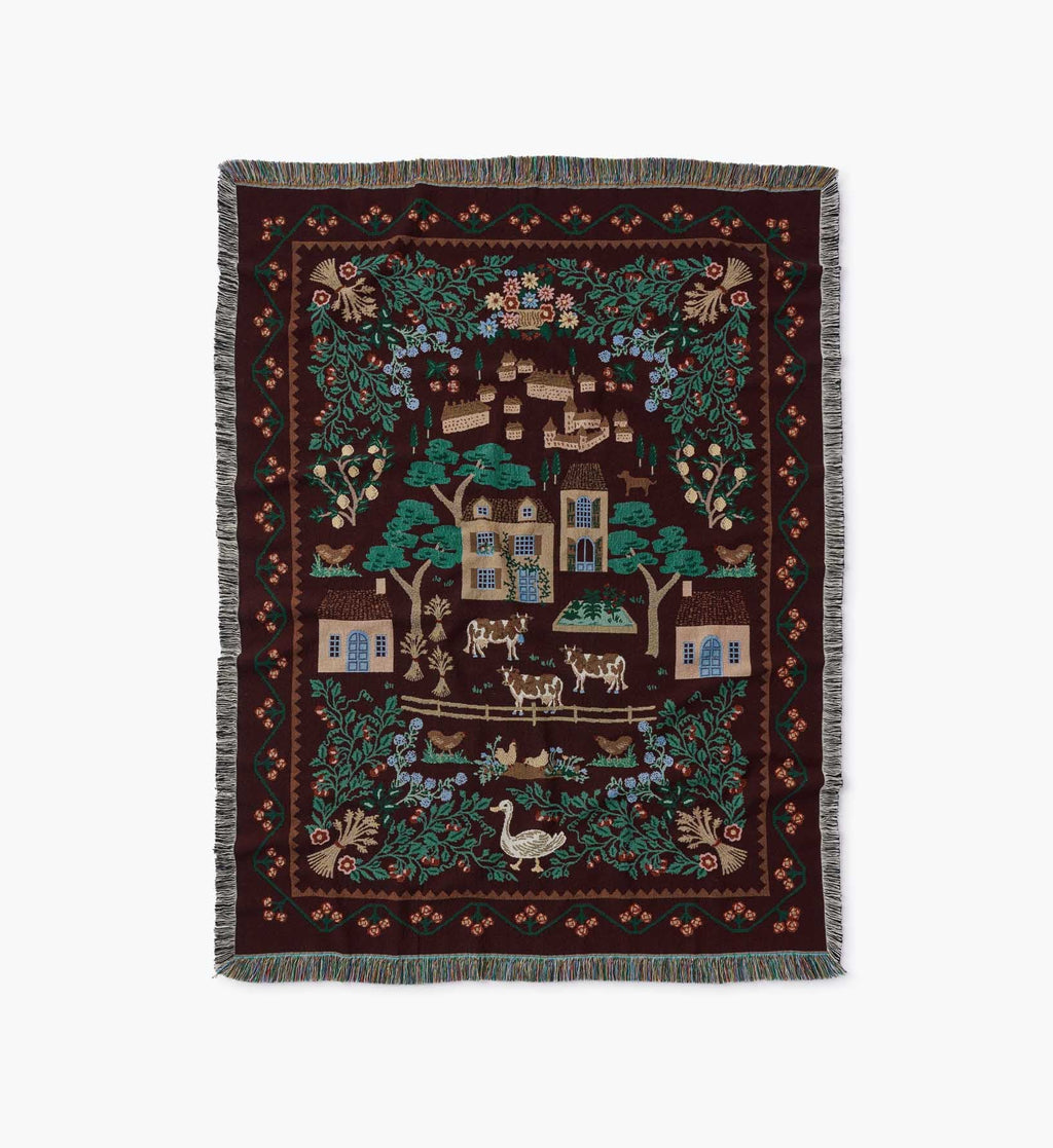 Woven Blanket - Country Farm